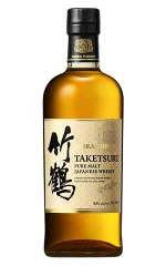 竹鶴ピュアモルトのボトルと外箱。販売店の提供画像